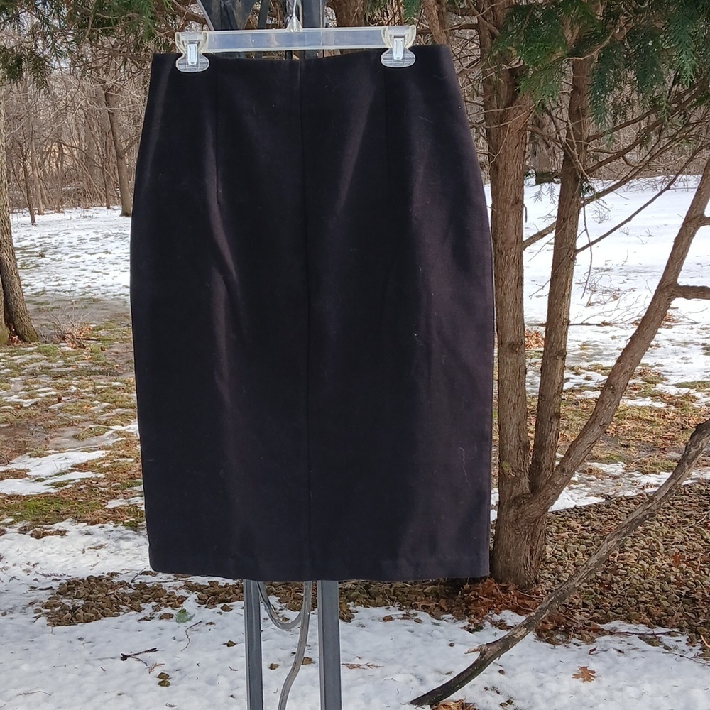 Worthington Black Pemcil Skirt Sz 12 Vintage - Picture 6 of 8